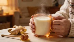 Zázvor s mliekom proti prechladnutiu: nápoj, ktorý skutočne pomáha zahrievať hrdlo